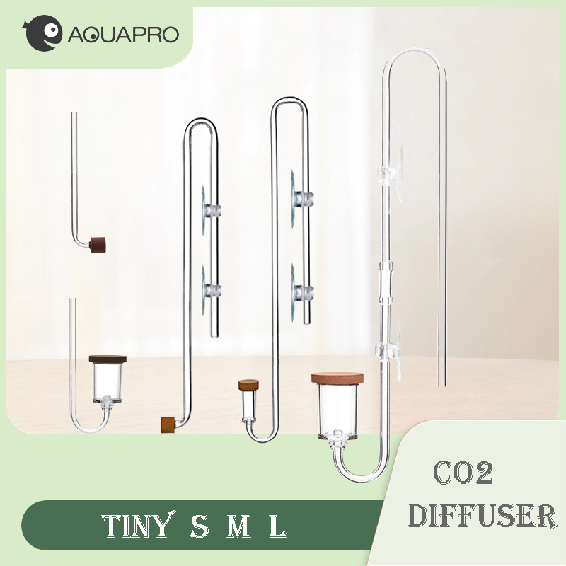 Marine Aquarium Mini - Аквариумный диффузор CO2, аквариум, пузырь, мини-счетчик,