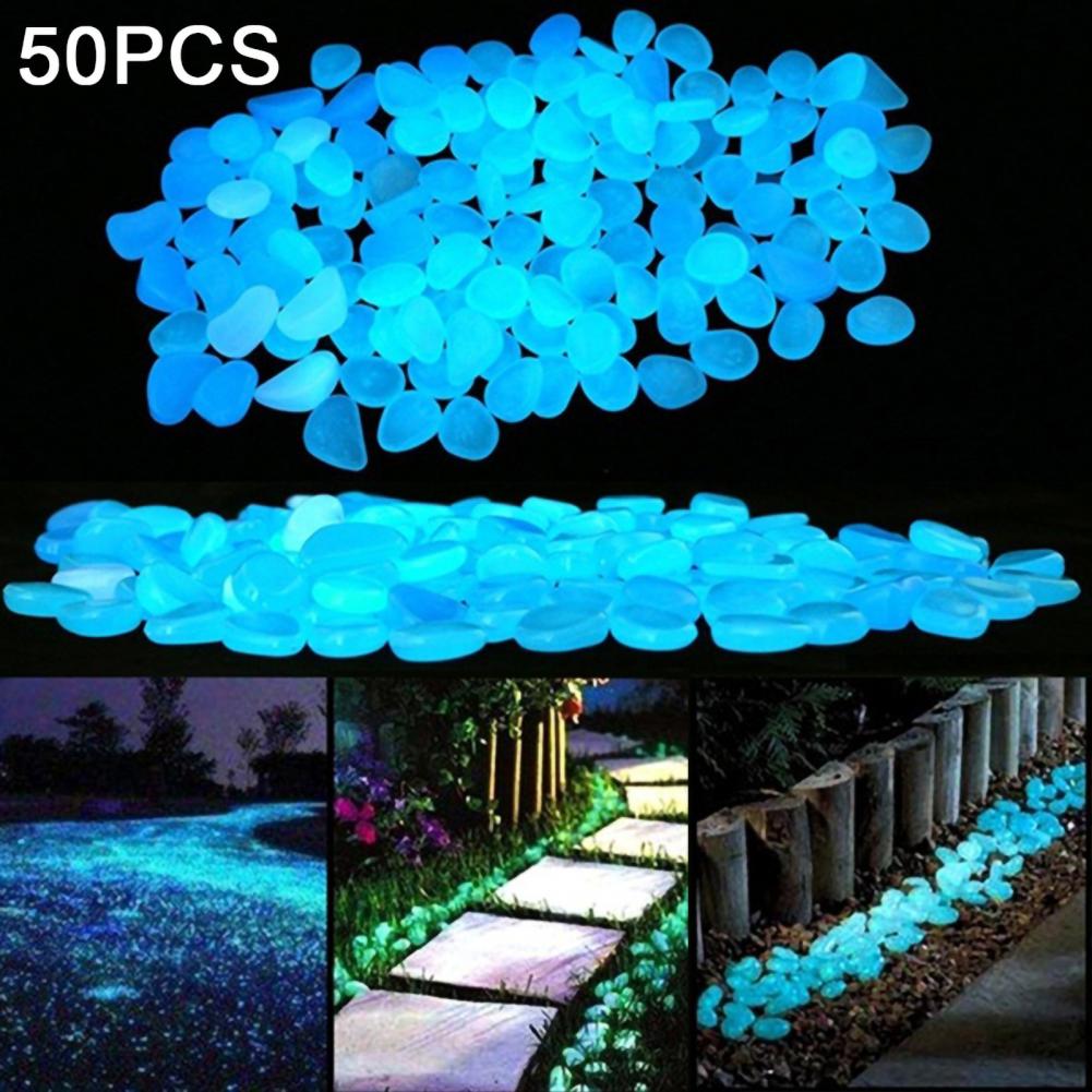 Aquarium Marine Stone - 50 шт. светящихся камешков неправильной формы,
